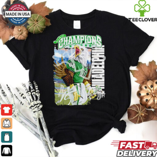 World Champions 2024 Philadelphia Eagles go Birds mascot shirt