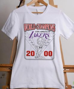 World Champions Los Angeles Lakers 2000 shirt