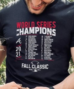 World Series Champions 2021 Atlanta Braves Fall Classic Shirt