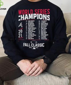 World Series Champions 2021 Atlanta Braves Fall Classic Shirt