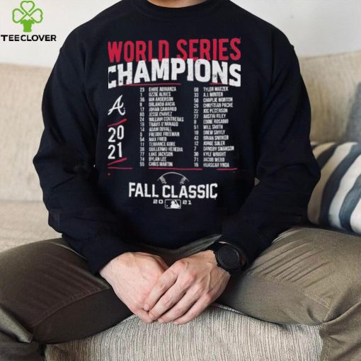 World Series Champions 2021 Atlanta Braves Fall Classic Shirt