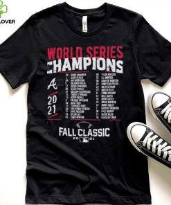 World Series Champions 2021 Atlanta Braves Fall Classic Shirt