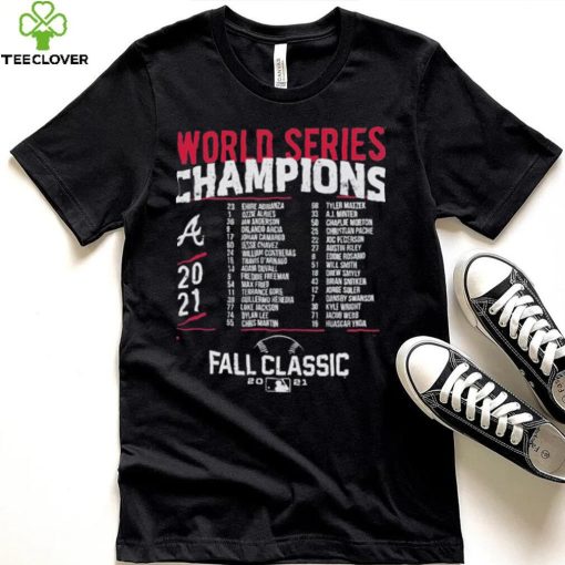 World Series Champions 2021 Atlanta Braves Fall Classic Shirt