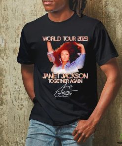 World Tour 2023 Janet Jackson Together again signature shirt
