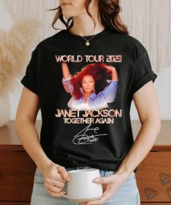 World Tour 2023 Janet Jackson Together again signature shirt