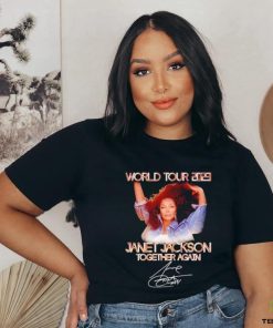 World Tour 2023 Janet Jackson Together again signature shirt