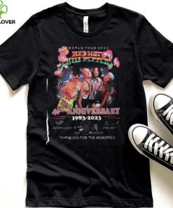 World Tour 2023 Red Hot Chili Peppers 40th Anniversary 1983 – 2023 Thank You For The Memories T Shirt