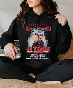 World Tour 2024 Depeche Mode 44 years 1980 2024 thank you for the memories shirt