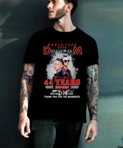 World Tour 2024 Depeche Mode 44 years 1980 2024 thank you for the memories shirt