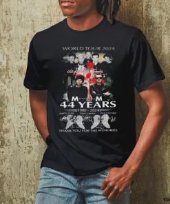 World Tour 2024 Depeche Mode Memento Mori 44 Years 1980 – 2024 Thank You For The Memories Signatures T hoodie, sweater, longsleeve, shirt v-neck, t-shirt
