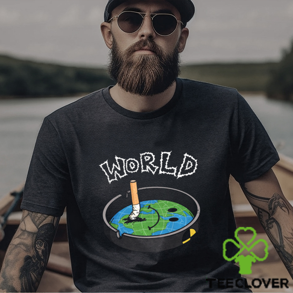 World drawing earth shirt World drawing earth shirt