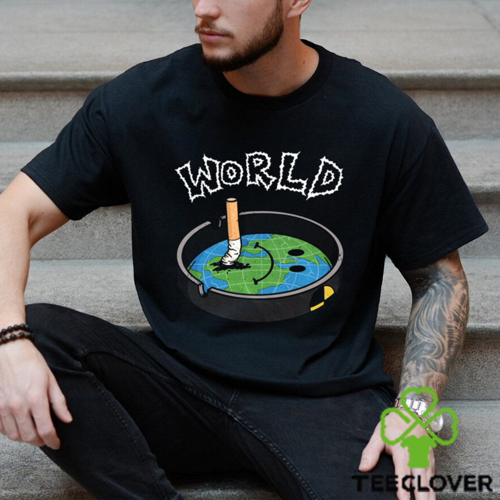 World drawing earth shirt World drawing earth shirt