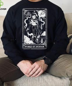 World of horror ominous tarot black shirt