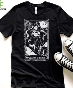 World of horror ominous tarot black shirt