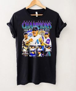 World series Champions 2001 Arizona Diamondbacks baseball famous players portrait hoodie, sweater, longsleeve, shirt v-neck, t-shirt