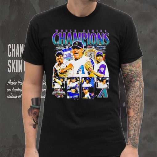 World series Champions 2001 Arizona Diamondbacks baseball famous players portrait hoodie, sweater, longsleeve, shirt v-neck, t-shirt