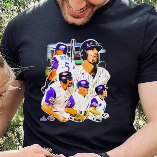 World series Champions 2001 Arizona Diamondbacks baseball famous players shirt