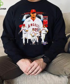 World series Champions 2002 Los Angeles Angels baseball famous players shirt
