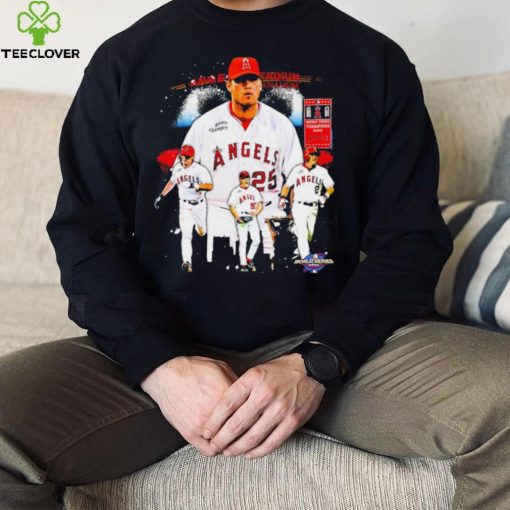 World series Champions 2002 Los Angeles Angels baseball famous players shirt