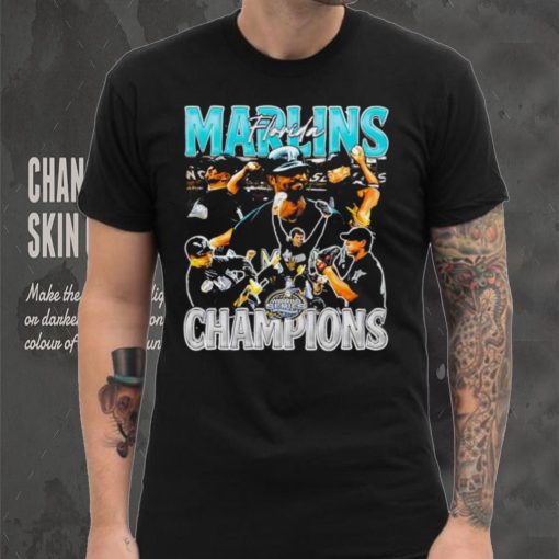 World series Champions 2003 Miami Marlins Florida baseball famous players shirt