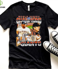 World series Champions 2010 San Francisco Giants baseball famous players shirt