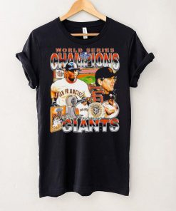 World series Champions 2010 San Francisco Giants baseball famous players shirt