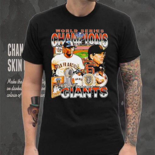 World series Champions 2010 San Francisco Giants baseball famous players shirt
