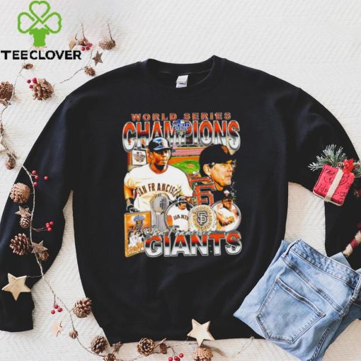 World series Champions 2010 San Francisco Giants baseball famous players shirt