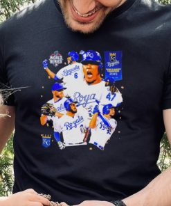 World series Champions 2015 Kansas City Royals baseball famous players shirt