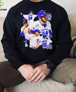 World series Champions 2016 Chicago Cubs baseball famous players shirt