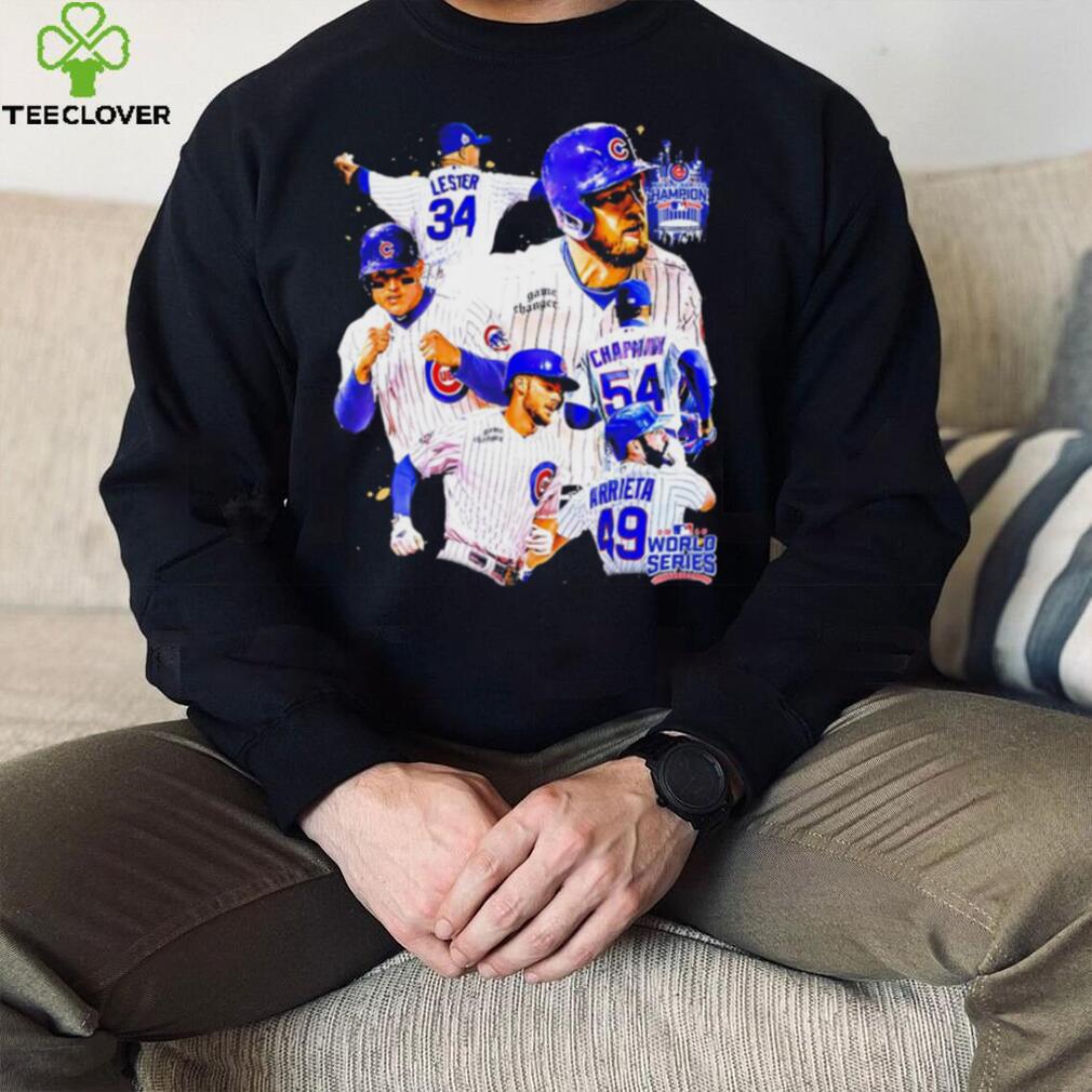 World series Champions 2016 Chicago Cubs baseball famous players shirt World series Champions 2016 Chicago Cubs baseball famous players shirt