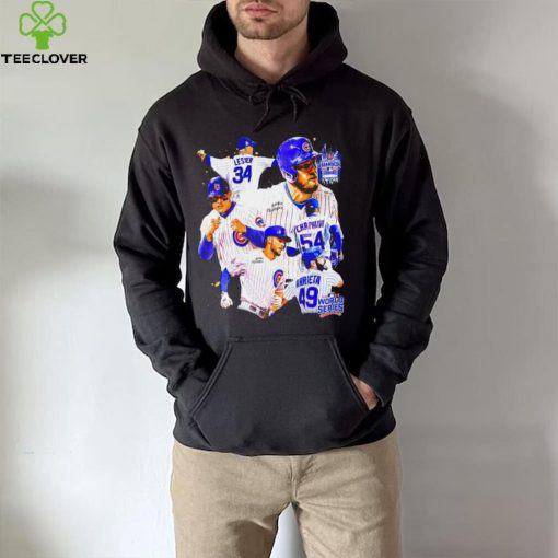 World series Champions 2016 Chicago Cubs baseball famous players shirt