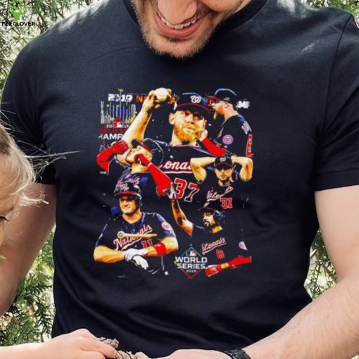World series Champions 2019 Washington Nationals baseball famous players shirt