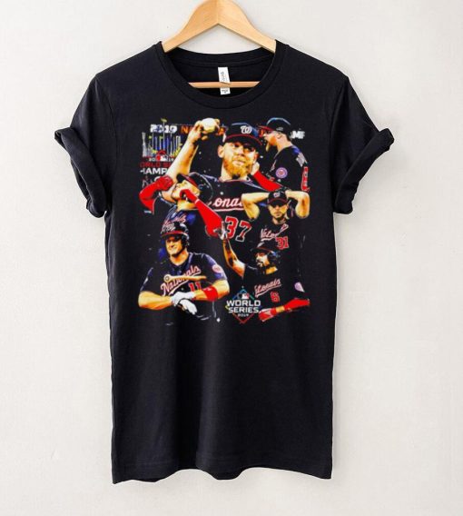 World series Champions 2019 Washington Nationals baseball famous players shirt