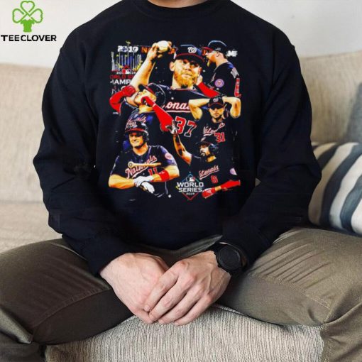 World series Champions 2019 Washington Nationals baseball famous players shirt