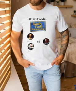 World war I family feud championship King George V and Tsar Nicholas II and Kaiser Wilhelm shirt