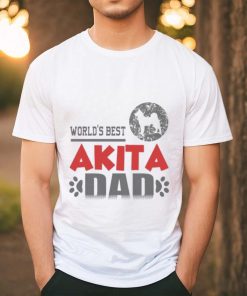 World’s Best Akita Dad Shirt