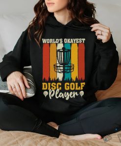 Worlds Okayest Disc Golf Player Vintage T Shirt