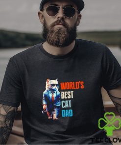World’s best cat dad shirt