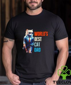 World’s best cat dad shirt