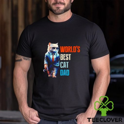 World’s best cat dad shirt