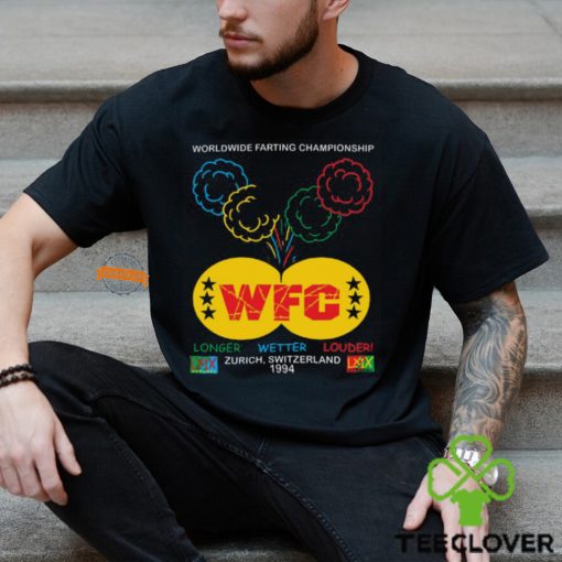 Worldwide Farting Championship Rings Pepper Shirt