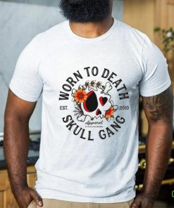 Worn to death skull gang 2010 shirt