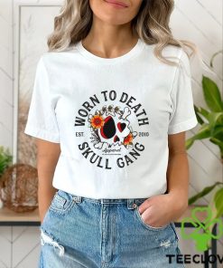 Worn to death skull gang 2010 shirt