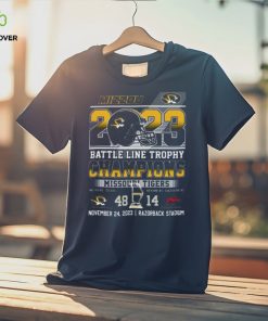 2023 Battle Line Trophy Champions Missouri Tigers 48 – 14 Arkansas Razorbacks November 24, 2023 Razorback Stadium T Shirt