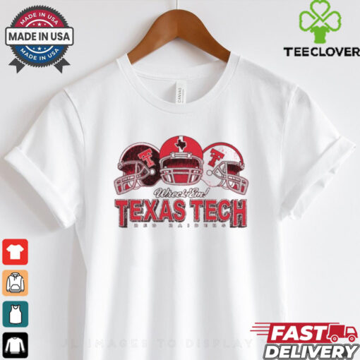 Wreck ‘Em Texas Tech Red Raiders Helmet on Helmet t hoodie, sweater, longsleeve, shirt v-neck, t-shirt