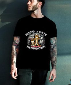 Wrestle Cats Meow Down T Shirt 1 Wrestle Cats Meow Down T Shirt