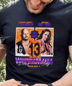 WrestleMania 13 Bret The Hitman Hart vs. Stone Cold Steve Austin shirt