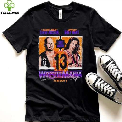 WrestleMania 13 Bret The Hitman Hart vs. Stone Cold Steve Austin shirt