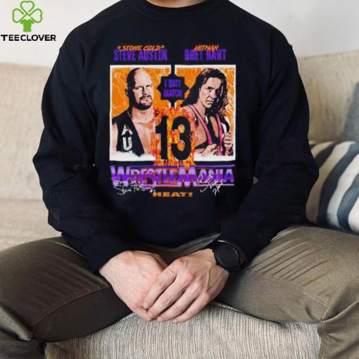 WrestleMania 13 Bret The Hitman Hart vs. Stone Cold Steve Austin shirt
